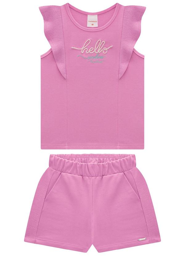 Vista 2 Conjunto Roxo Hello Sunshine Comfort Carinhoso Carinhoso