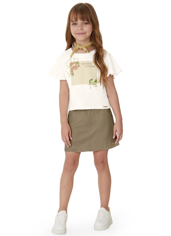 Conjunto Sending Flowers Branco