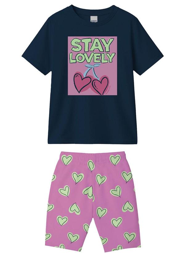 Conjunto Stay Lovely Azul Marinho