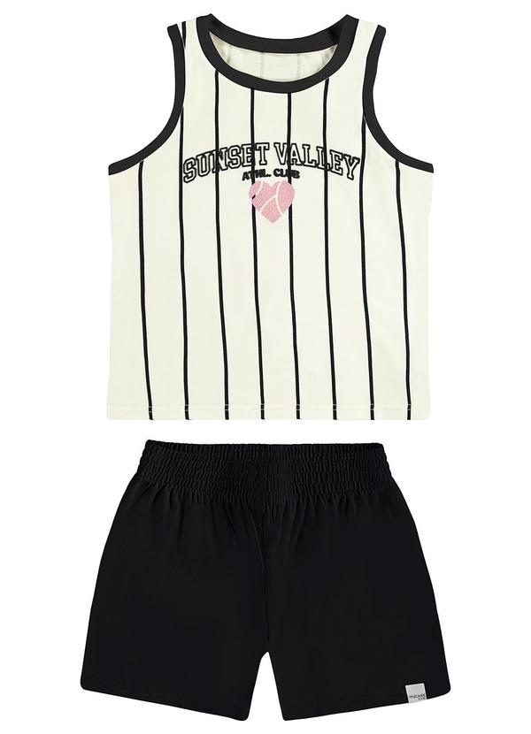 Vista 2 Conjunto Sunset Valley Branco Malwee Kids Malwee Kids