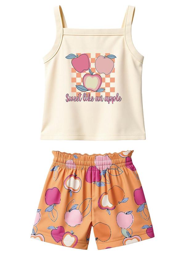 Conjunto Sweet Like An Apple Off White