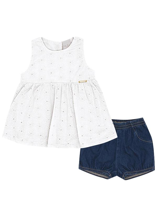 Conjunto Tecido Laise Branco