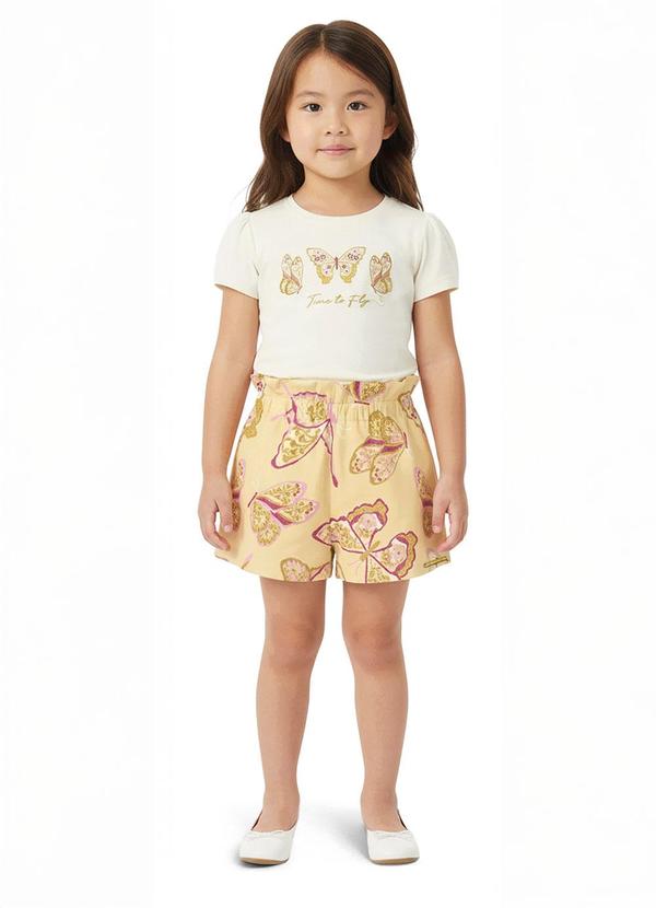 Conjunto Time To Fly com Lantejoulas Off White