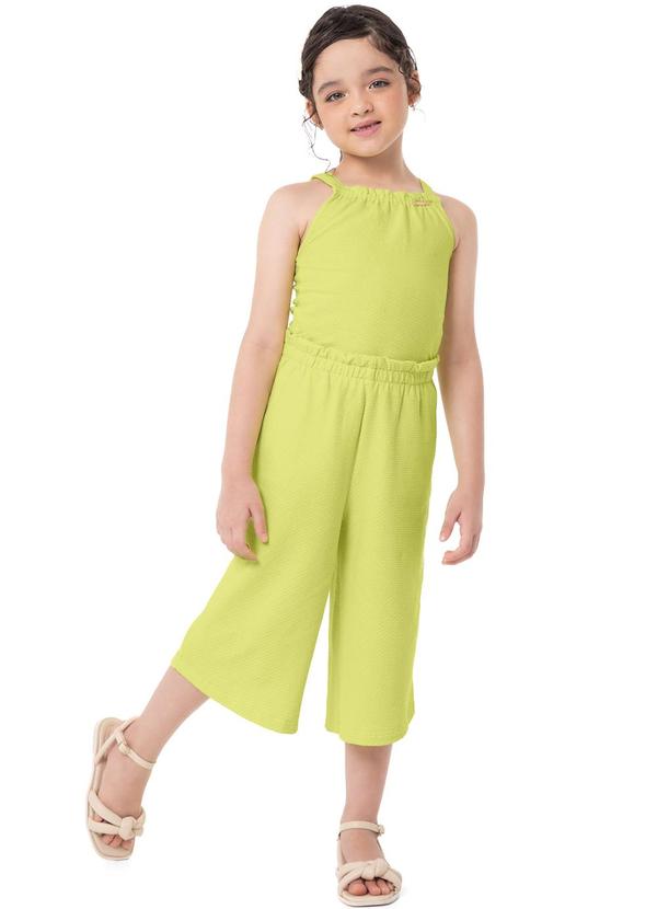 Conjunto Verde Limão Clochard Menina