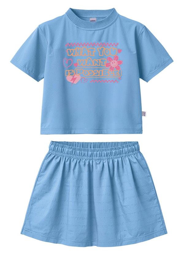 Conjunto What You Want Is Possible Azul Pastel
