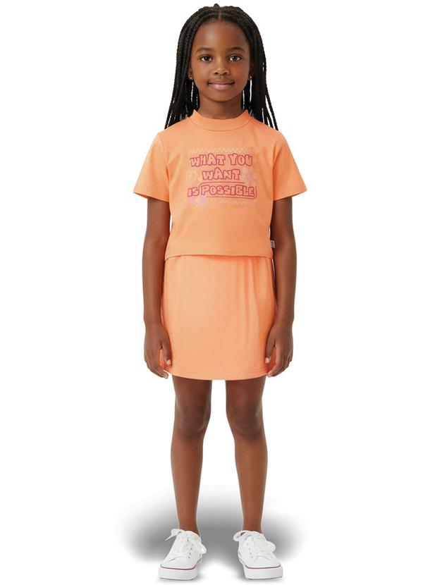 Conjunto What You Want Is Possible Laranja