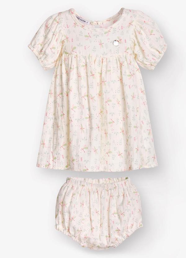 Vista 2 Vestido com Calcinha Feminino Bege Trick Nick Trick Nick