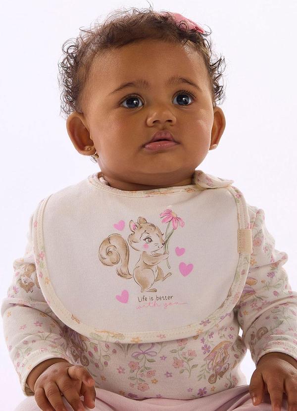 Babador Bebê Suedine Premium Estampado