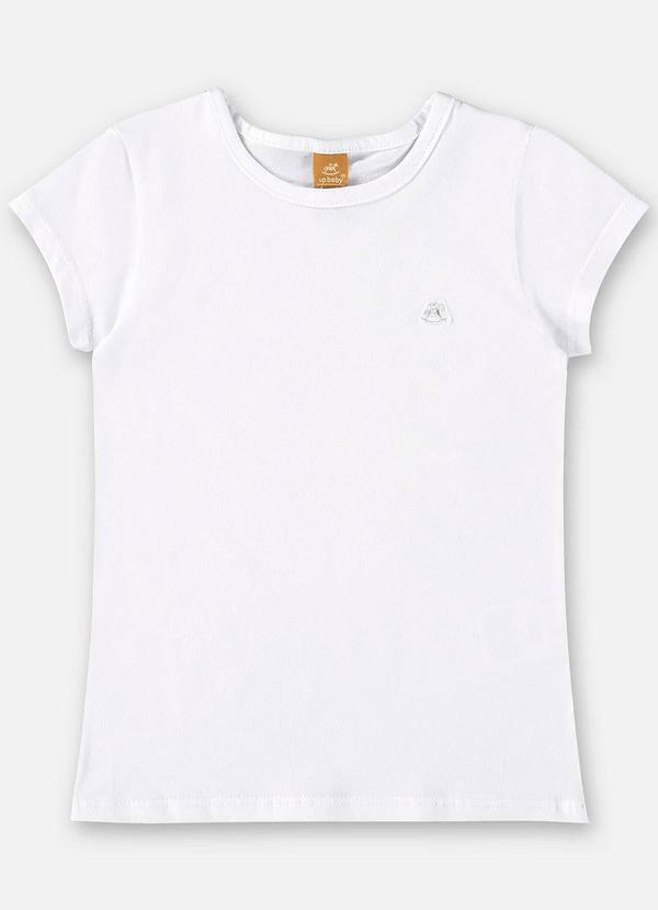 Blusa Infantil Básica em Cotton Branco