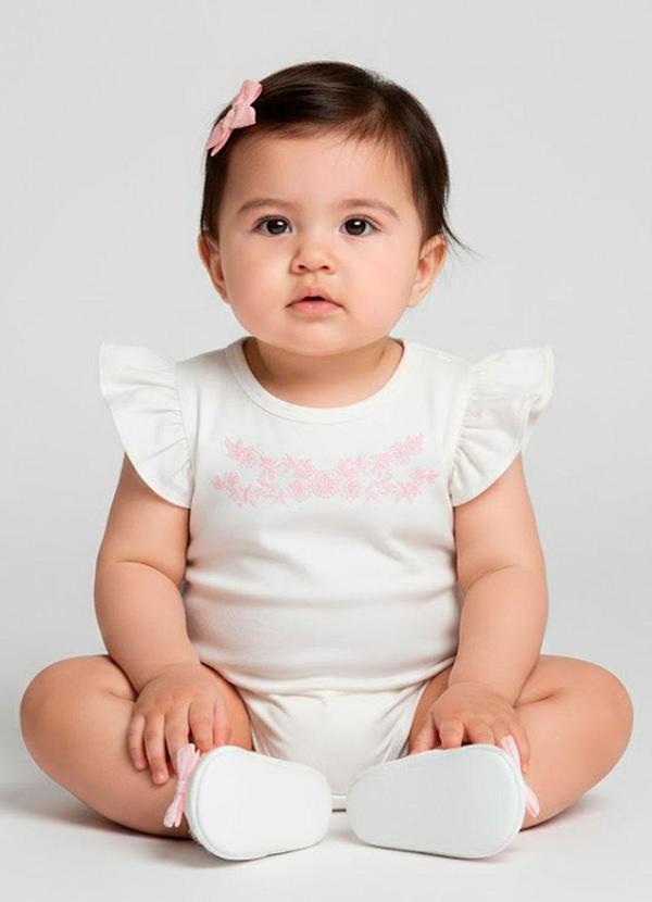 Body Infantil Feminino Branco