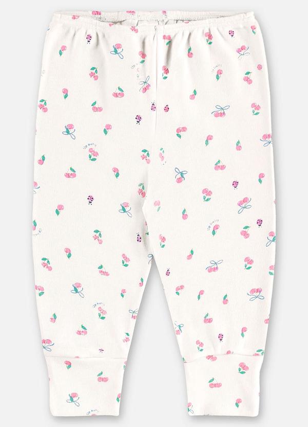 Calça Suedine Bebê Menina Bege