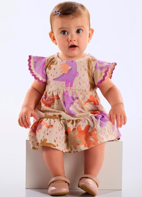 Conjunto Bebê Algodão Roxo