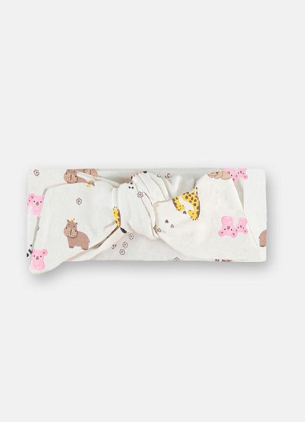 Faixa Dupla Suedine Menina Estampado