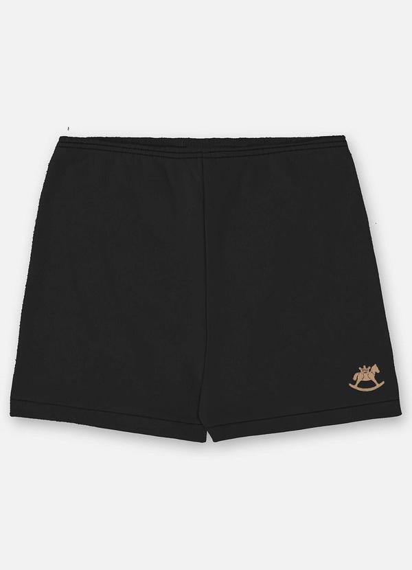 Vista 2 Short Unissex Bebê Suedine Preto Up Baby Up Baby