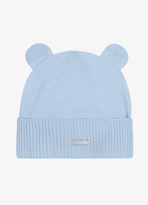 Touca Unissex Tricot Azul