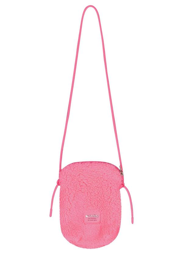 Vista 2 Bolsa com Pelinhos para Menina Rosa Quimby Quimby