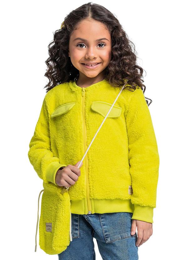 Vista 2 Bolsa com Pelinhos para Menina Verde Quimby Quimby