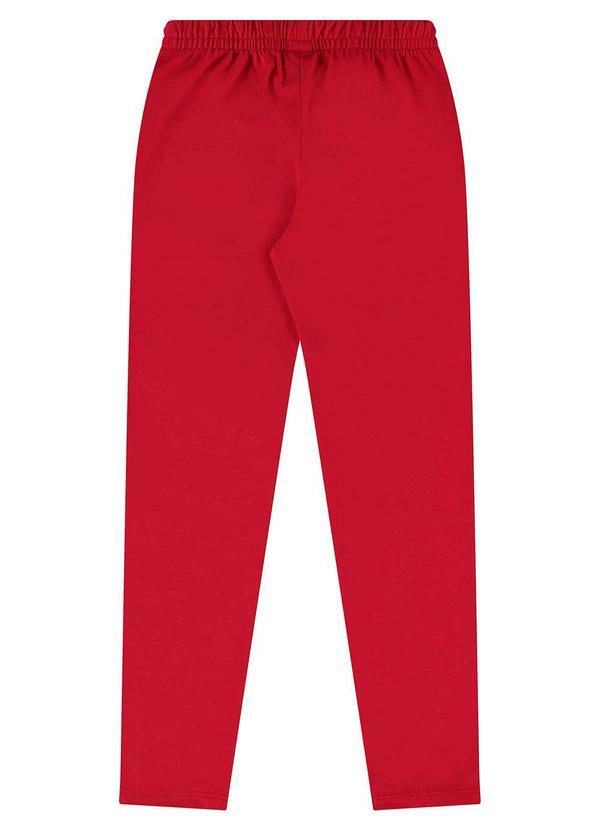 Calça Legging em Cotton Vermelho