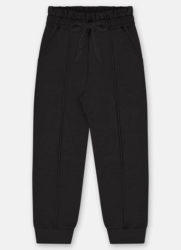 Vista 2 Calça Menina Molecotton Preto Up Baby Up Baby