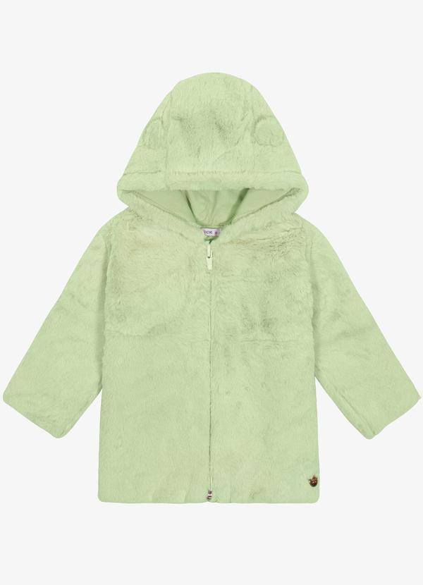 Casaco com Capuz Feminino Verde