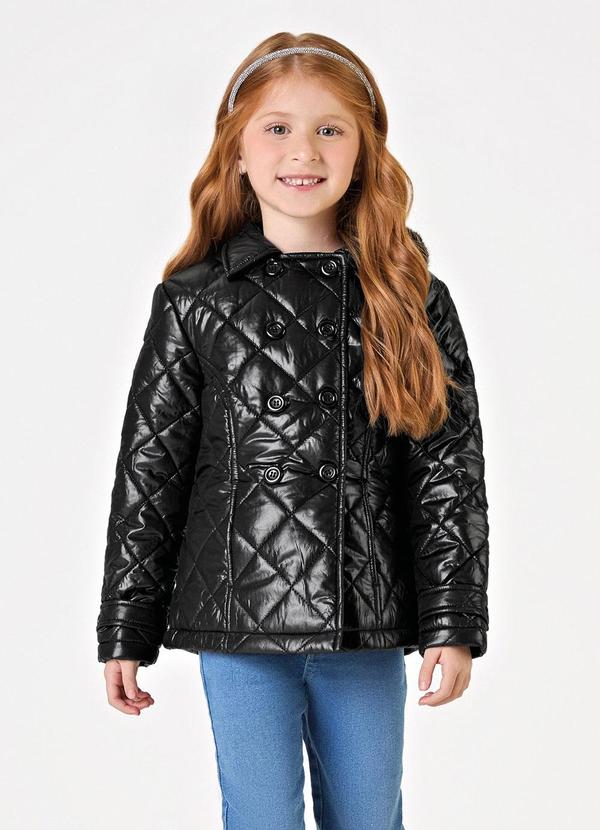 Jaqueta com Capuz Feminino Preto