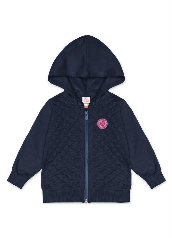 Vista 2 Jaqueta com Capuz Infantil Menina Azul Marisol Marisol