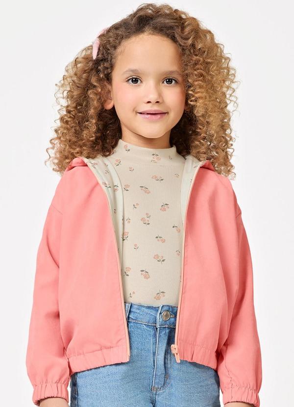 Jaqueta Feminina Infantil Rosa