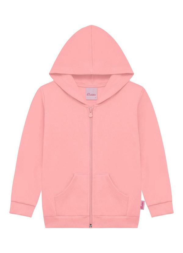 Jaqueta Infantil com Capuz Rosa