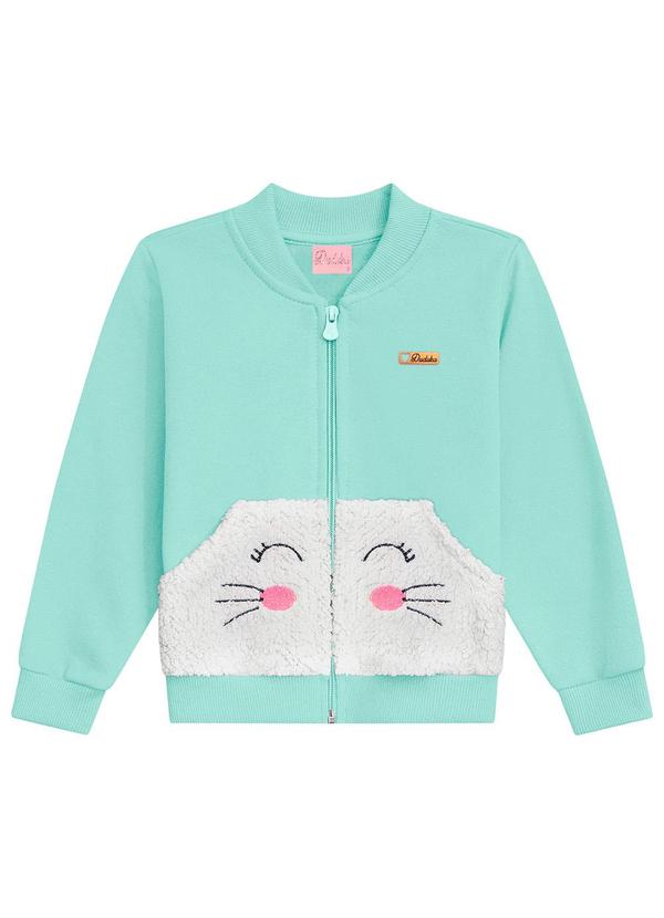Jaqueta Infantil Comfy com Termo e Bolso Verde