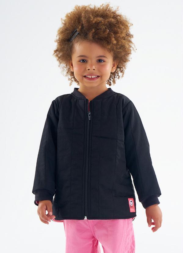 Vista 2 Jaqueta Infantil em Matelassê Preto Up Baby Up Baby