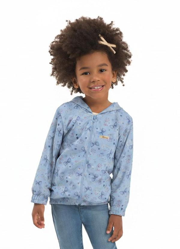 Jaqueta Infantil Felpada Azul