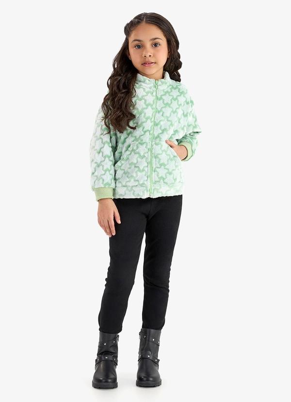 Vista 2 Jaqueta Infantil Pelinho Verde Rovi Kids Rovi Kids