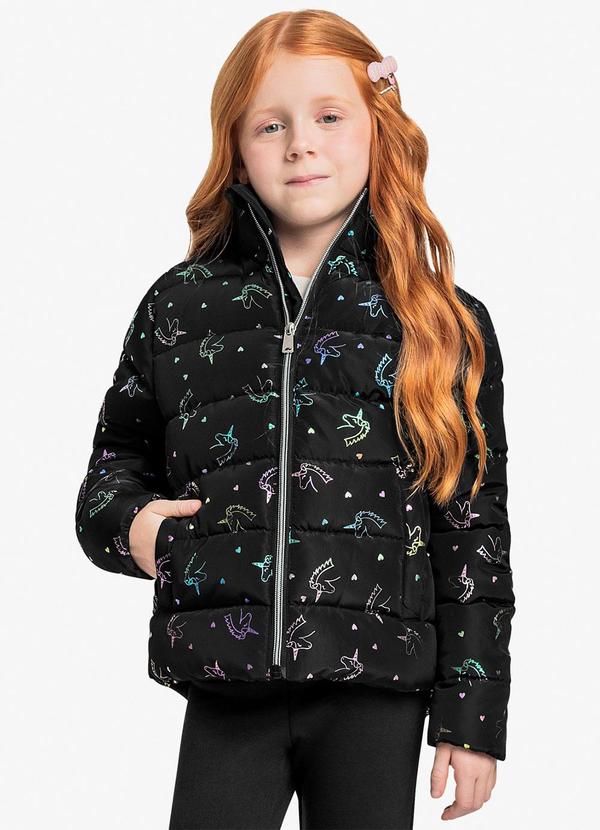 Jaqueta Infantil Preto
