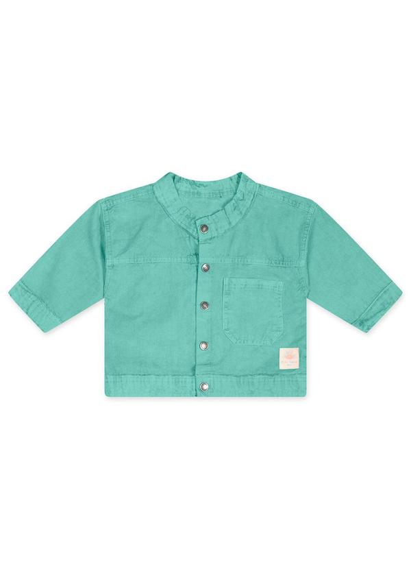 Jaqueta Manga 3/4 Infantil Feminina Verde