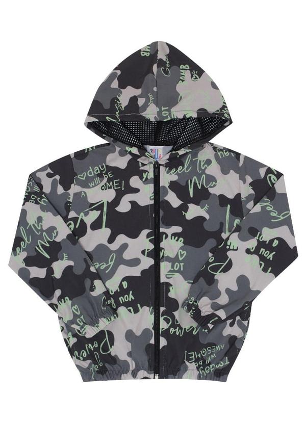 Jaqueta Nylon Menina Verde
