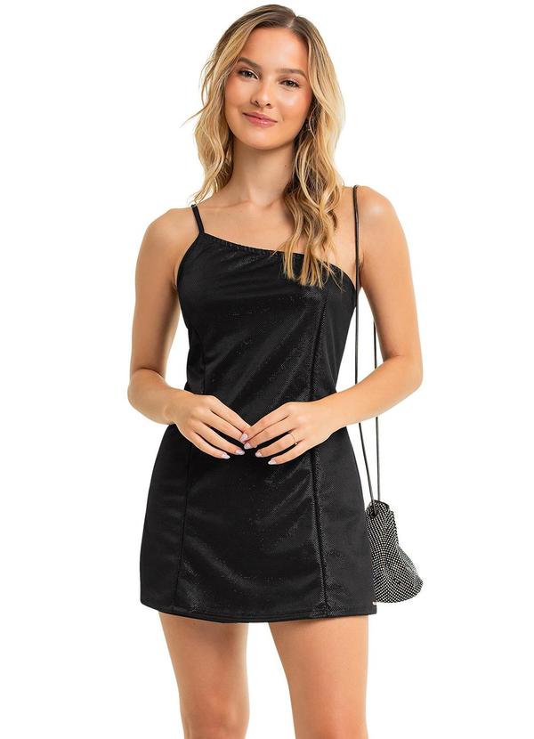 Vista 2 Macaquinho Juvenil Brilho para Menina Preto Gloss Gloss