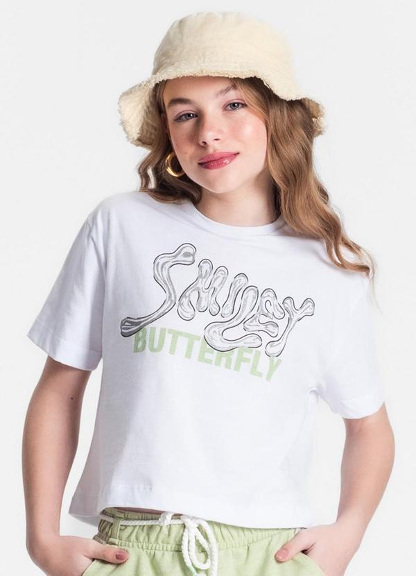 Blusa Juvenil Feminina Branco