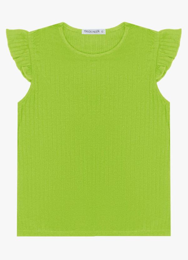 Blusa Juvenil Feminina Ribana Verde