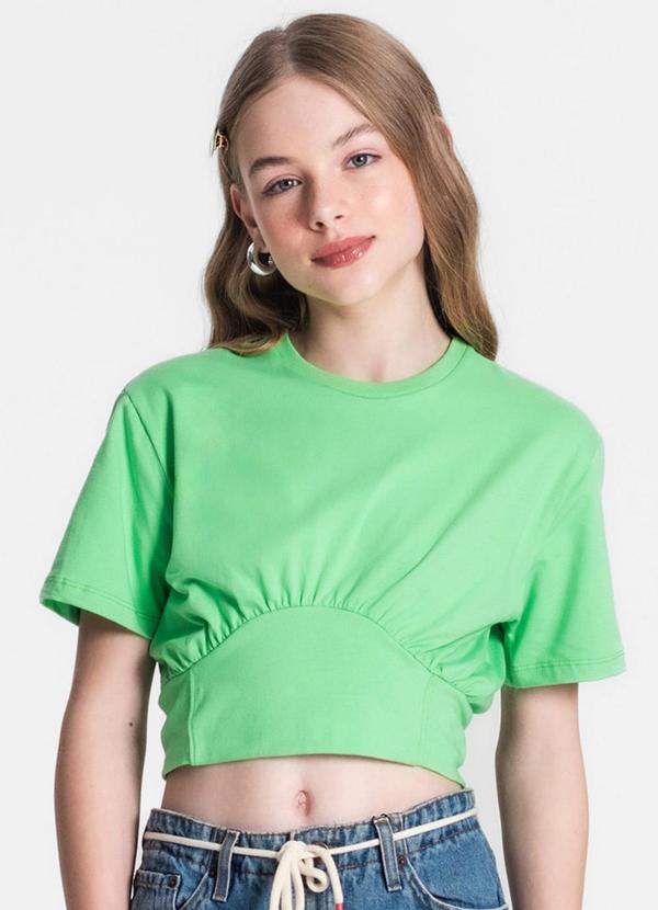 Blusa Juvenil Feminina Verde