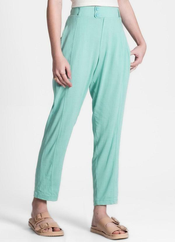 Vista 2 Calça Juvenil Feminina Verde MINTY MINTY