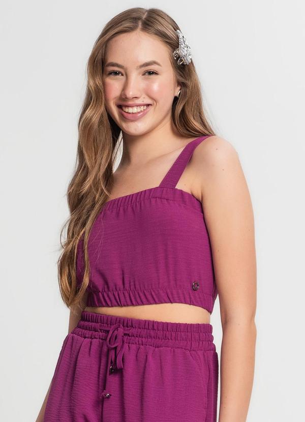 Vista 2 Top Juvenil Menina Roxo MINTY MINTY