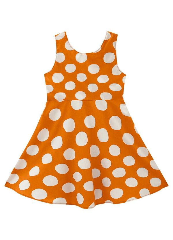 Vista 2 Vestido Infantil Menina Estampa Amarelo Milon Milon