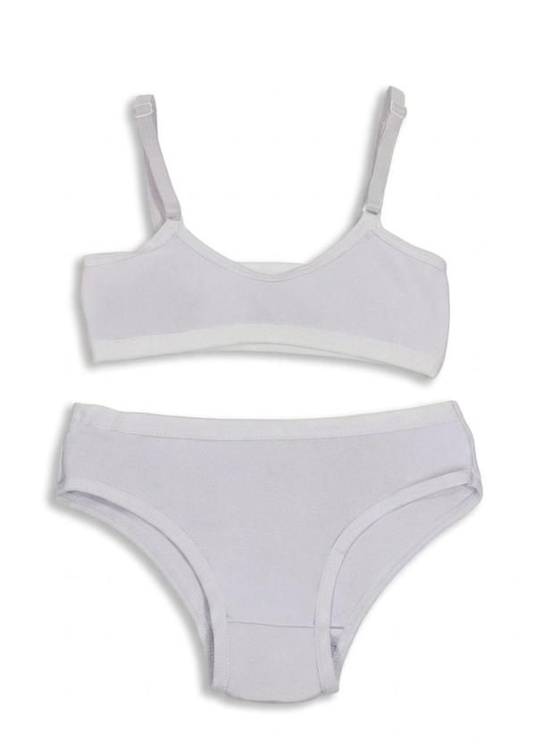 Conjunto Infantil sem Bojo Branco