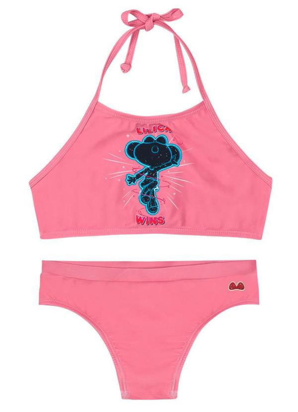 Biquíni Infantil Feminino Rosa