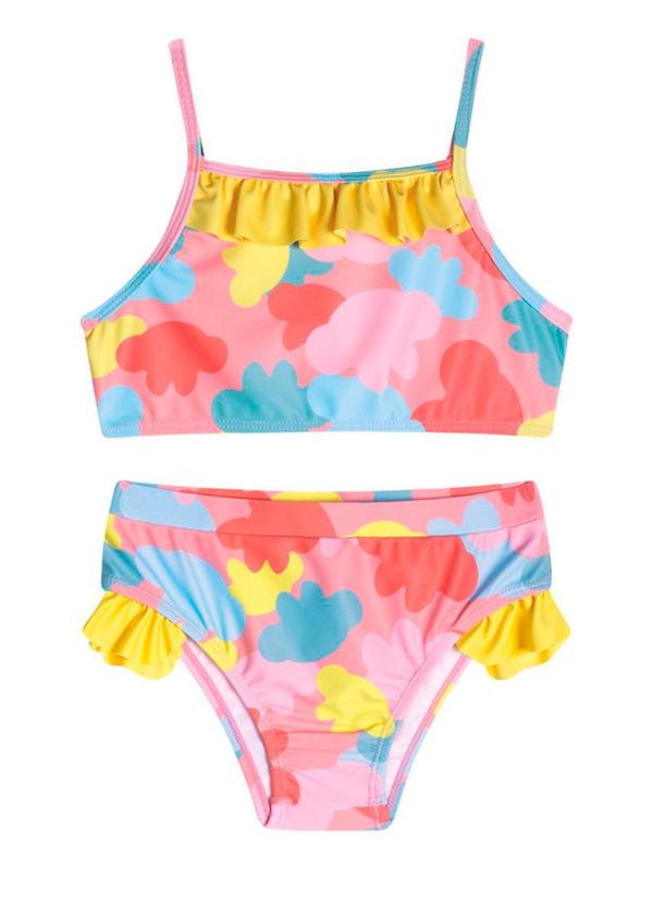Biquíni Infantil Feminino Rosa