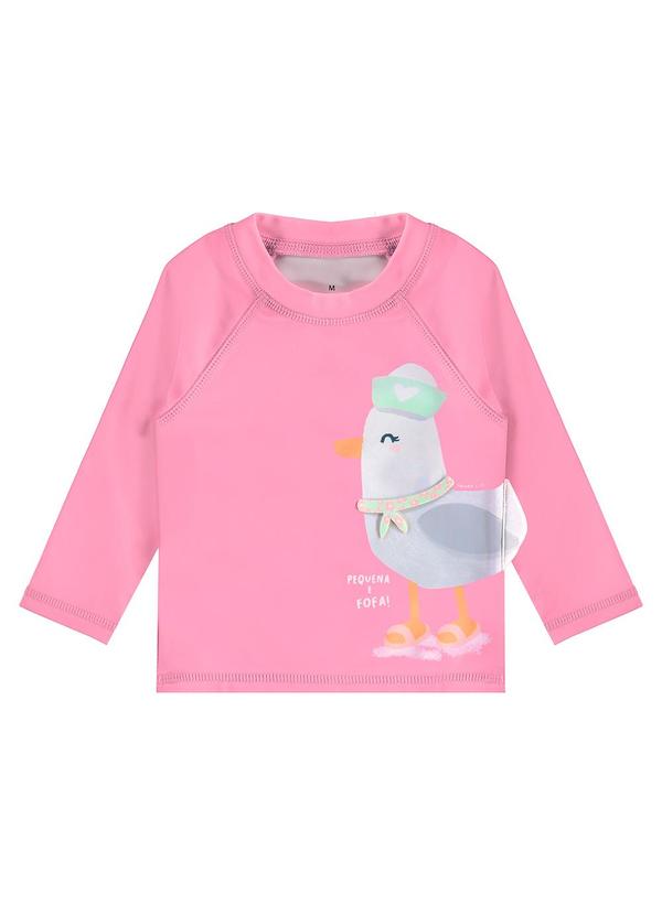 Vista 2 Camiseta Gaivota Uv50 Rosa Malwee Kids Malwee Kids
