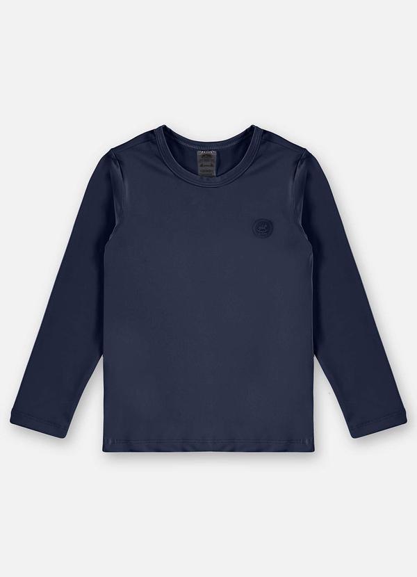 Camiseta Infantil Unissex com Fps +50 Azul