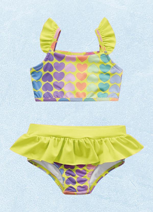 Vista 2 Cj.Biquini Amarelo Fakini Kids Fakini Kids