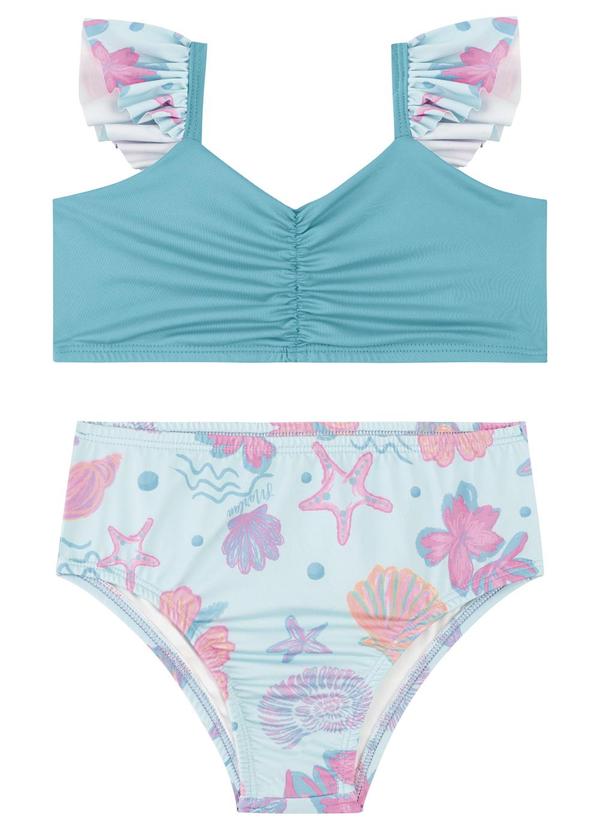 Conjunto Biquíni Proteção Uv Azul