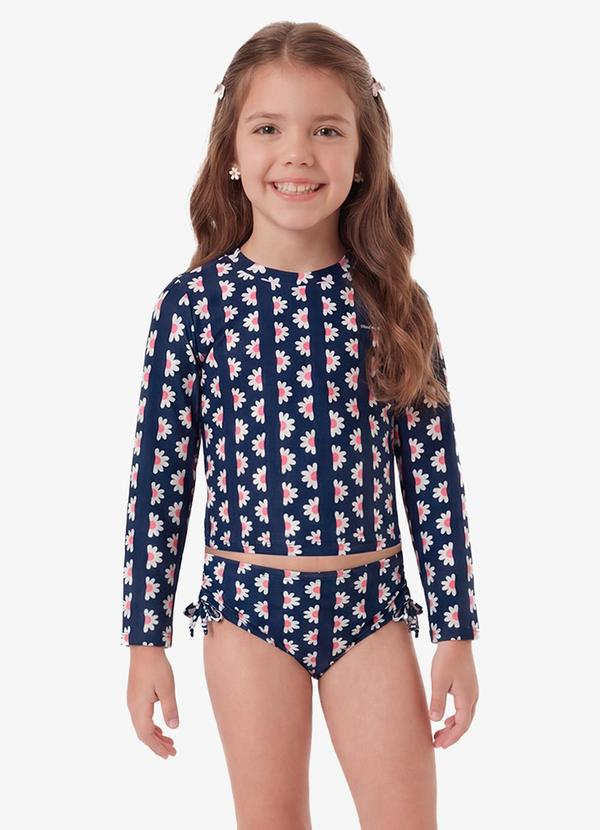 Conjunto Verão Menina Biquíni Azul